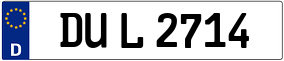 Truck License Plate